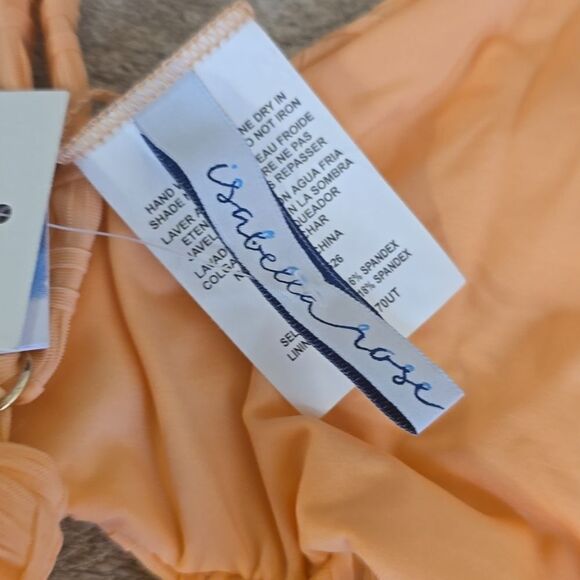 Isabella Rose Champagne Maillot Swimsuit - Picture 7 of 14